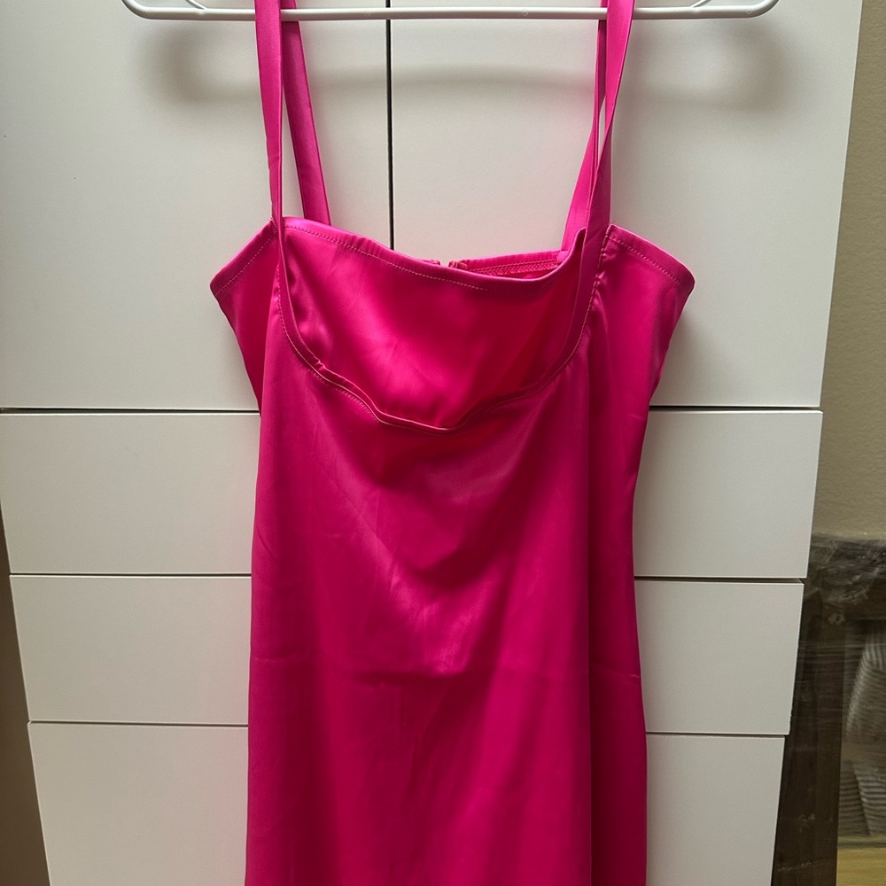 SHEIN Hot Pink Mini Dress